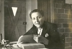 Helen Zongolopoulou in her house in Psychiko, Athens