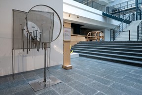 George Zongolopoulos, Chimneys - Lenses, 1991, 184x120x70 cm. (photo credit (c) Alexandre Matrosov)