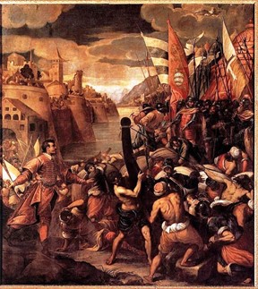 Αντώνιος Βασιλάκης ή Aliense (1556-1629), Η κατάκτηση της Τύρου 1590.